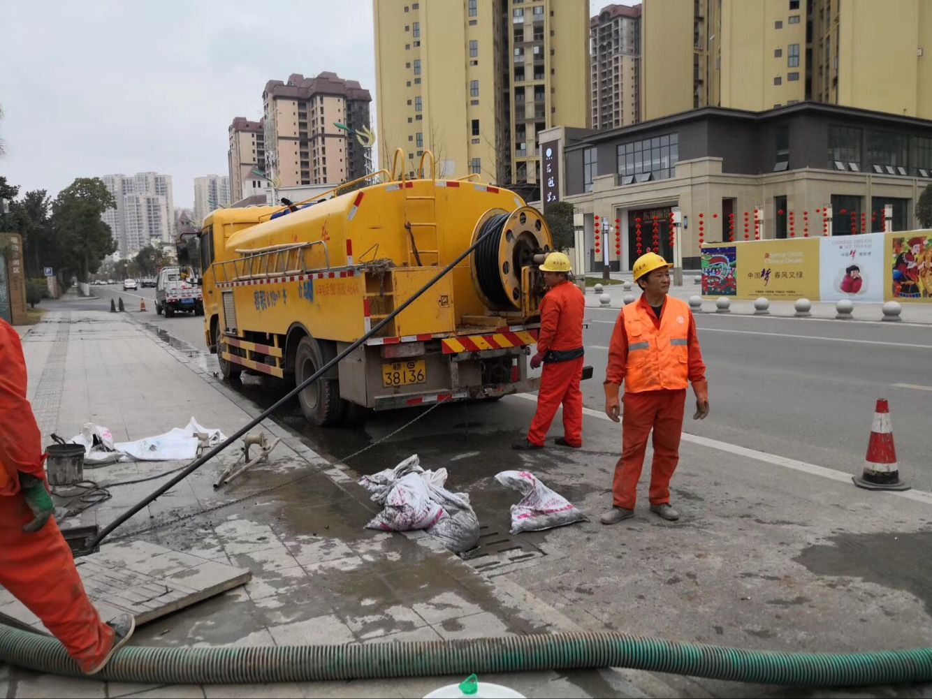 加格达奇排污管道清淤-管道清洗